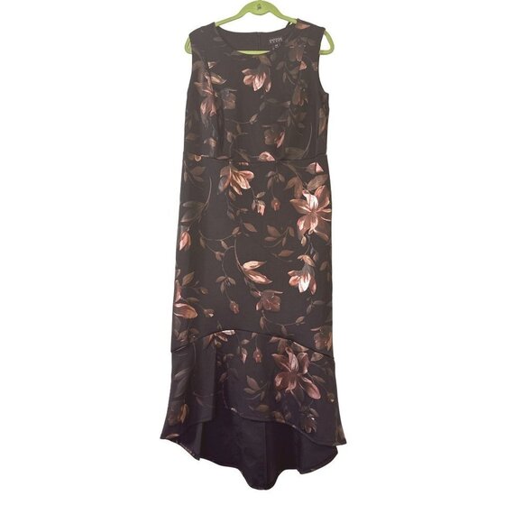 Enfocus Women's Sleeveless Hi Lo Dress Midi Size 14W Sku 2616 - Picture 6 of 11